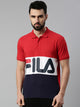 Fila Grey Robbie Men's Cut And Sew Polo