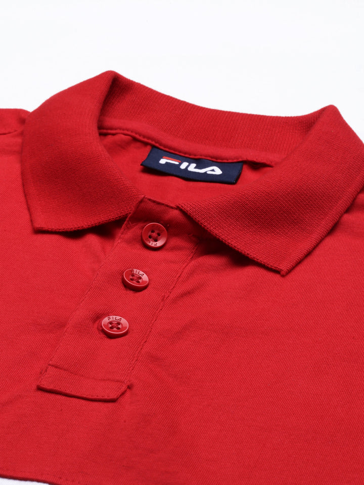 Fila Grey Robbie Men's Cut And Sew Polo