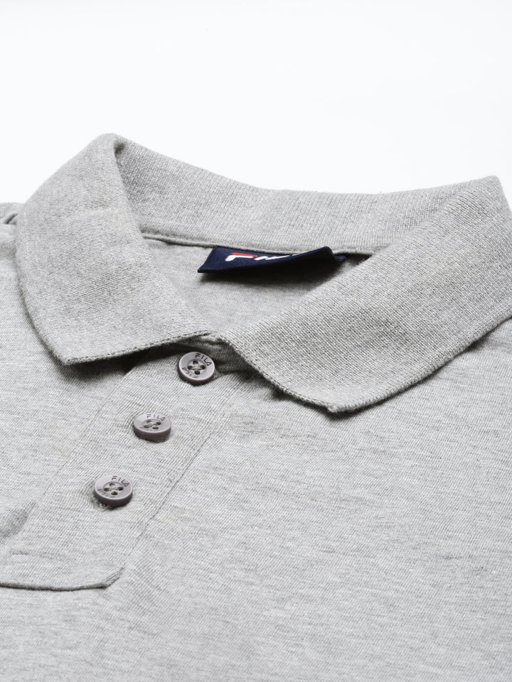 Fila Black Robbie Men's Cut And Sew Polo