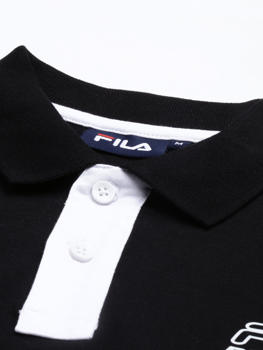 Fila Black Mussey Men's Cut and Sew T-Shirts
