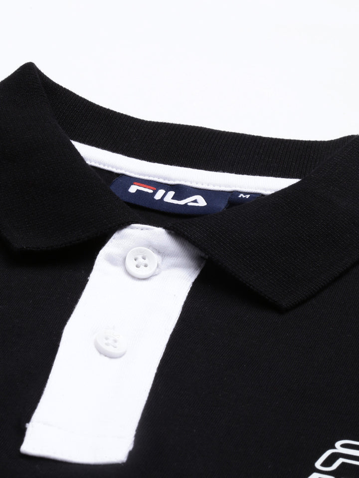 Fila Black Mussey Men's Cut and Sew T-Shirts