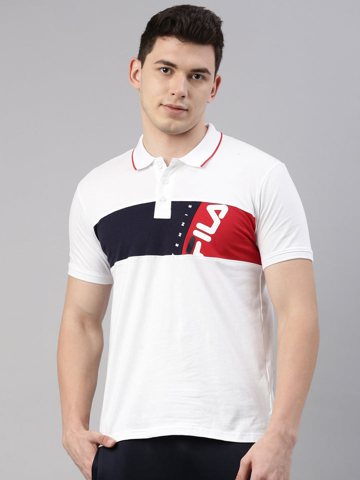 Fila Black Hatun Men's Cut and Sew T-Shirts