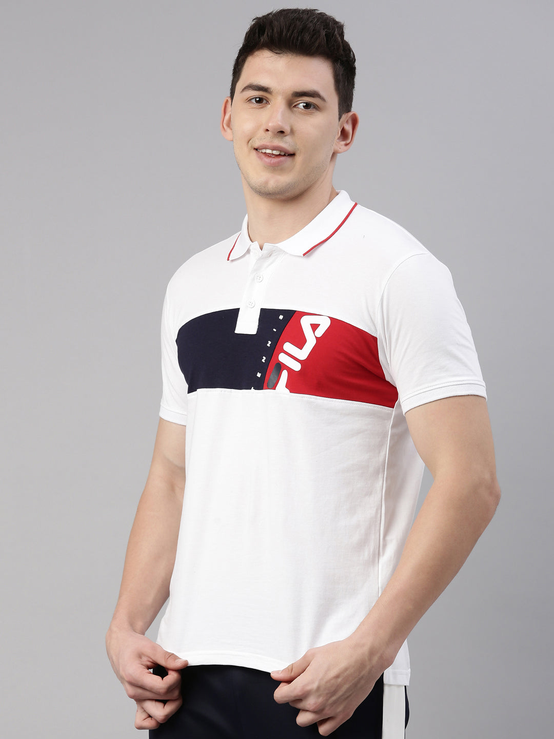 Fila Black Hatun Men's Cut and Sew T-Shirts