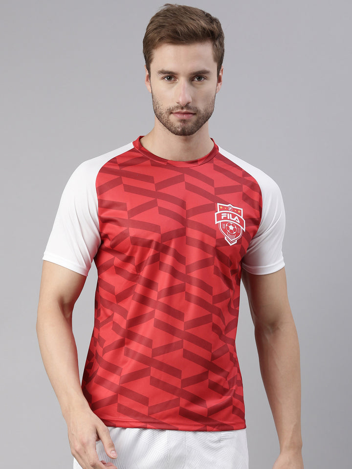 Fila Red Bramer Men's Graphic T-Shirts