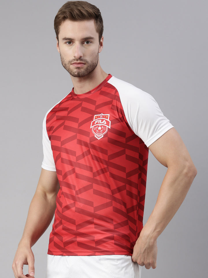 Fila Red Bramer Men's Graphic T-Shirts