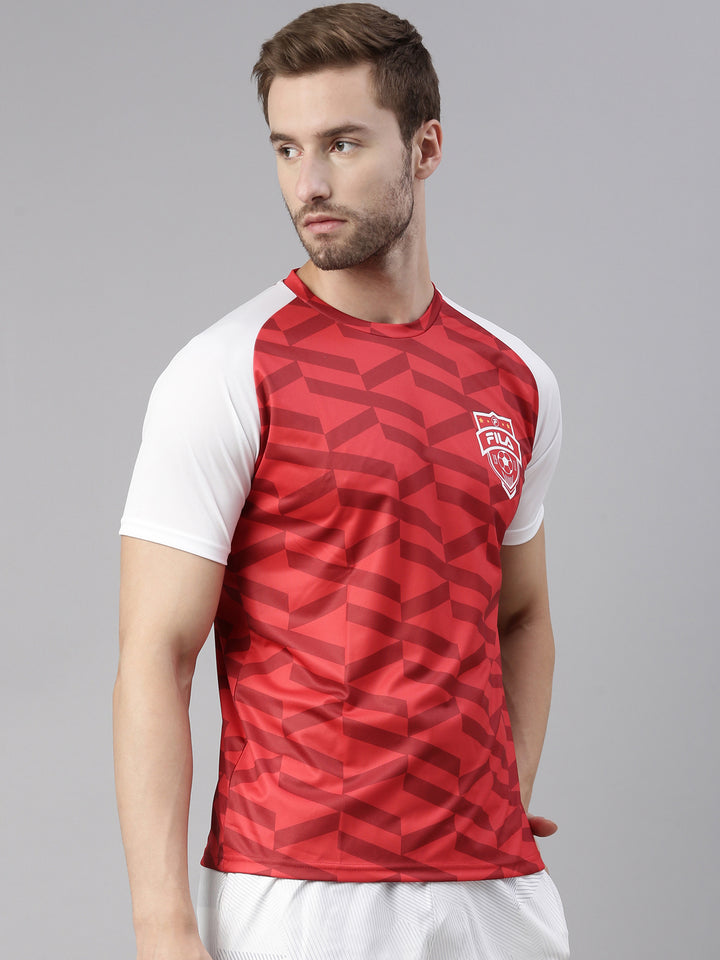 Fila Red Bramer Men's Graphic T-Shirts