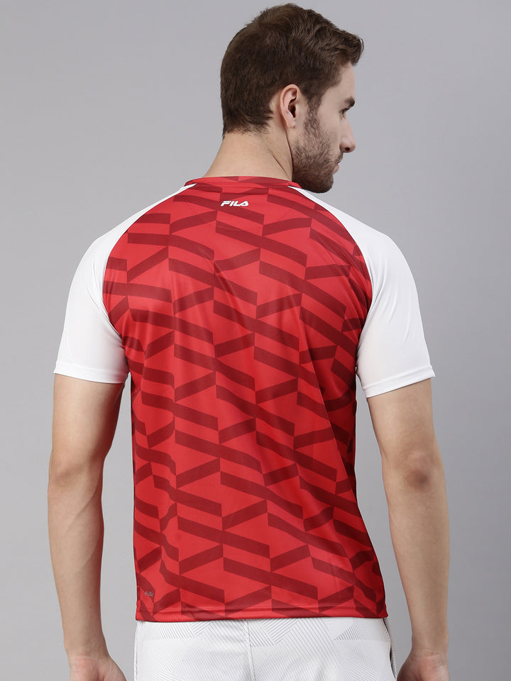 Fila Red Bramer Men's Graphic T-Shirts