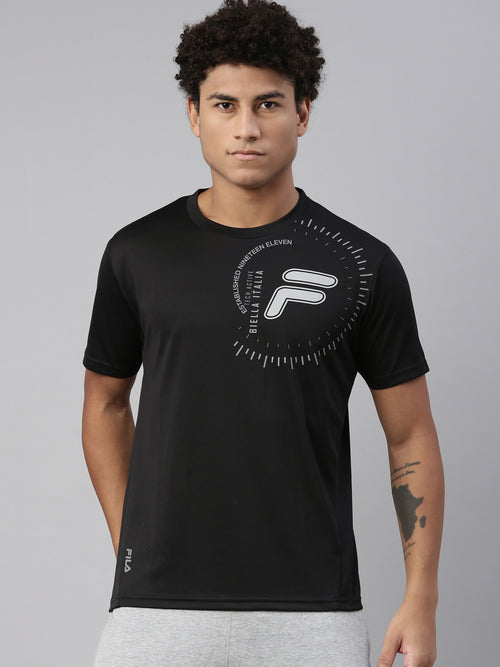 Fila White Bavel Men's Graphic T-Shirt