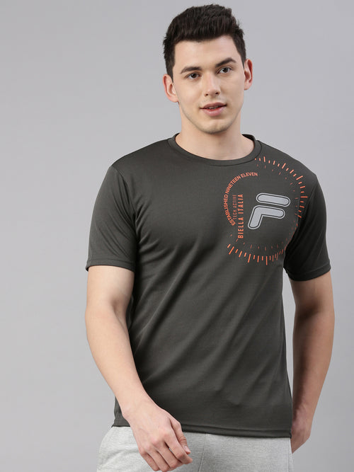 Fila Red Bavel Men's Graphic T-Shirts