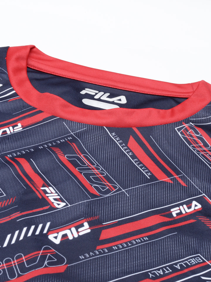 Fila Black Acen Men's Graphic T-Shirt