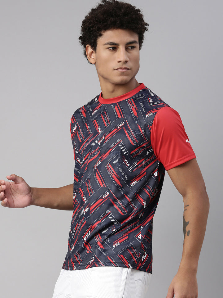 Fila Black Acen Men's Graphic T-Shirt