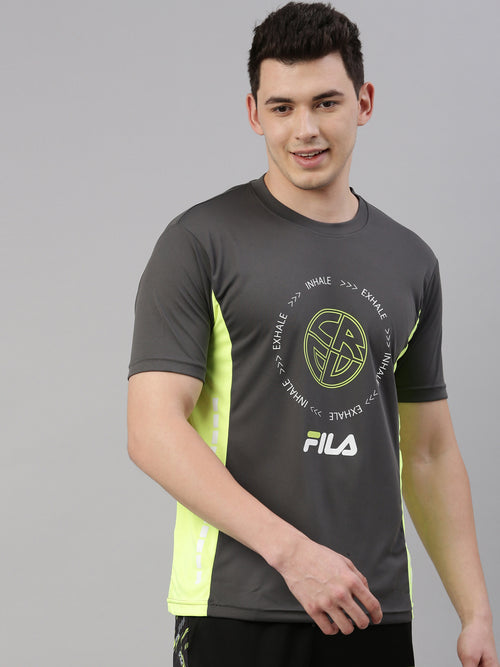 Fila Red Ahera Men's Graphic T-Shirts