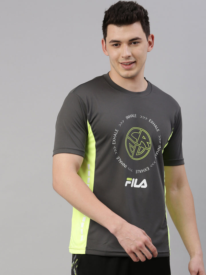 Fila Red Ahera Men's Graphic T-Shirts