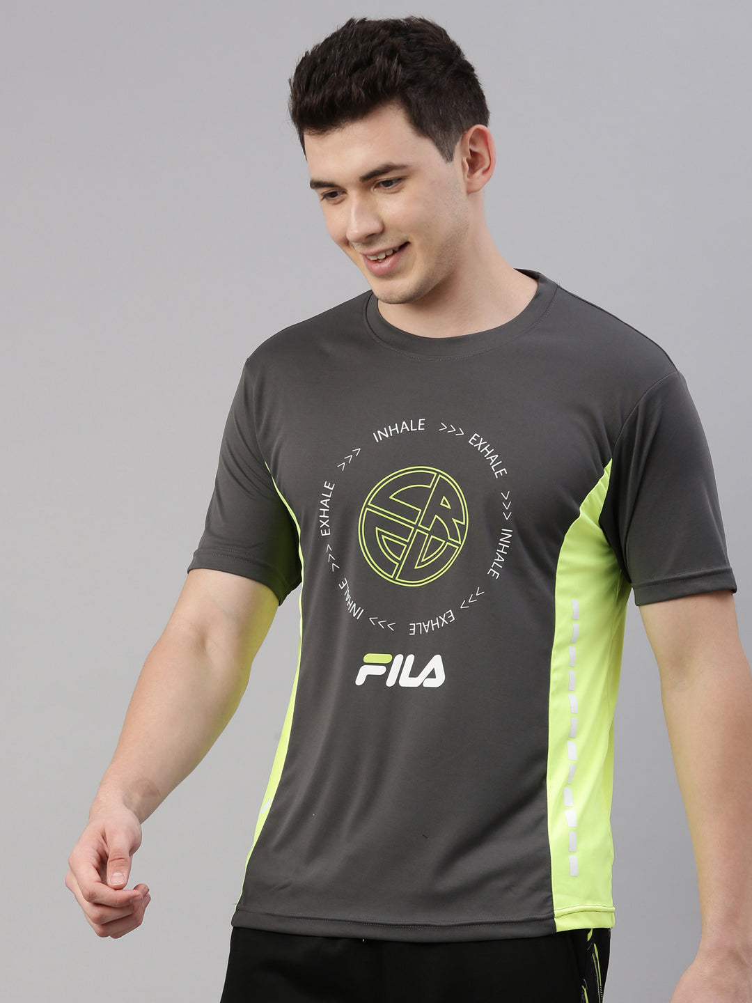 Fila Red Ahera Men's Graphic T-Shirts