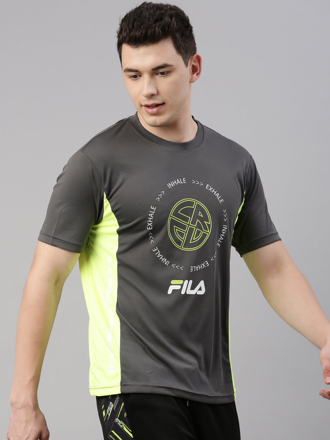 Fila Red Ahera Men's Graphic T-Shirts