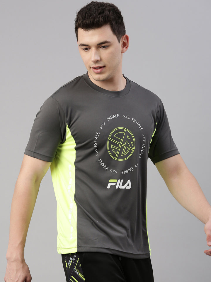 Fila Red Ahera Men's Graphic T-Shirts