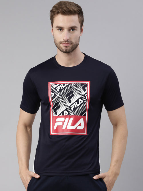 Fila Black Avora Men's Graphic T-Shirt