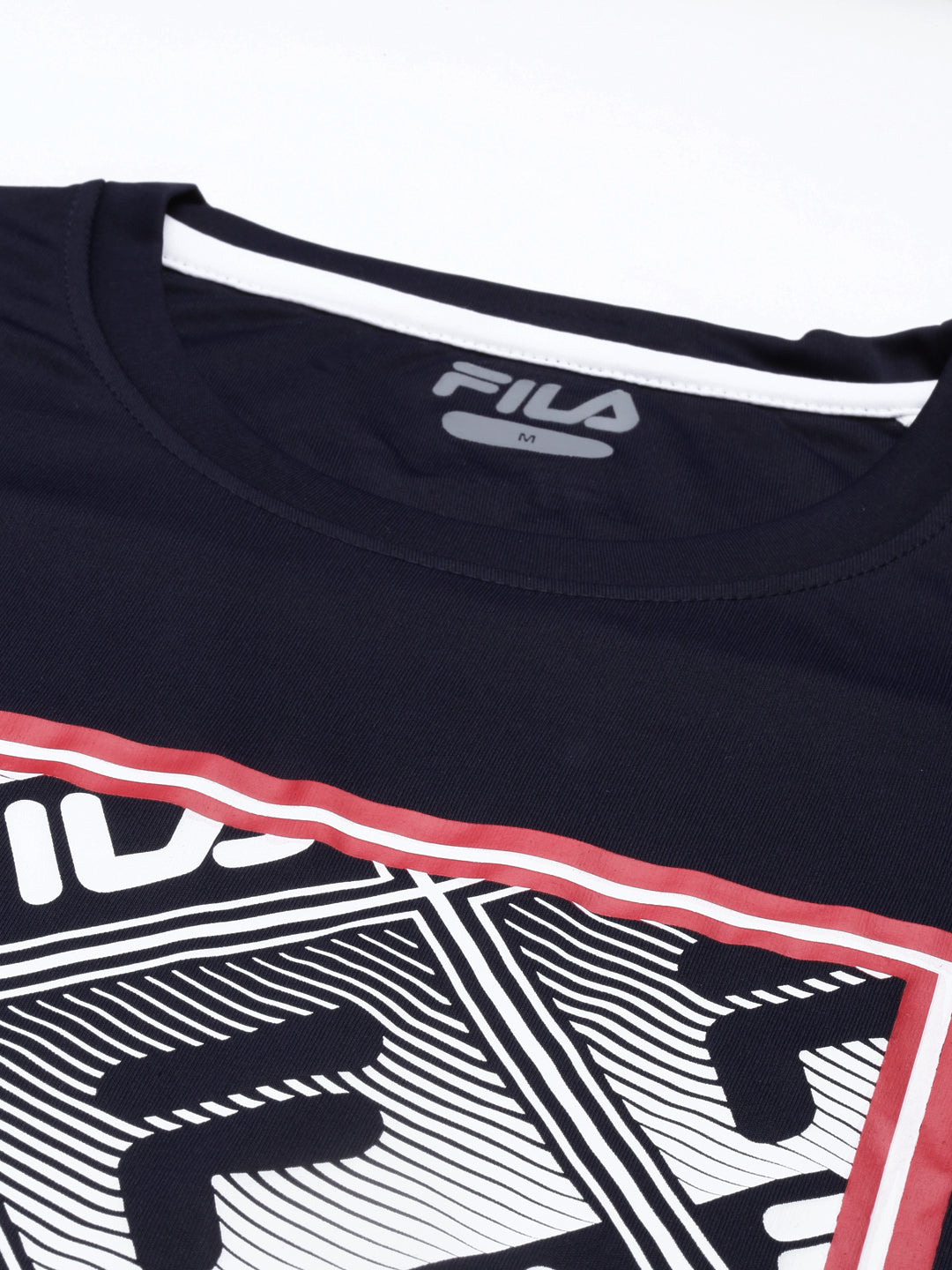 Fila Black Avora Men's Graphic T-Shirt