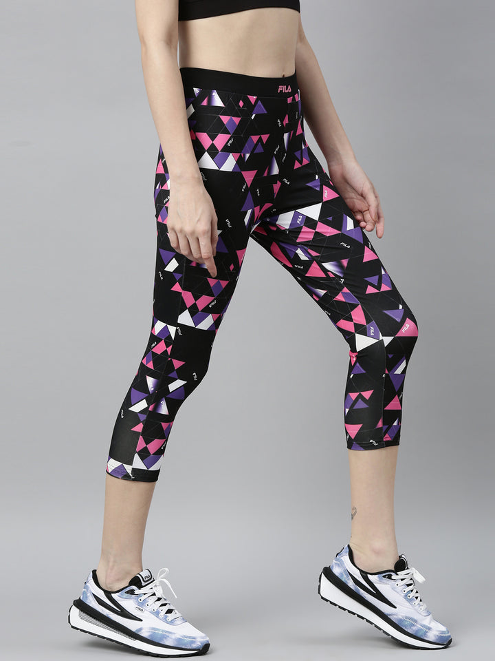 Fila Black Glowe Women's 3/4th Tights