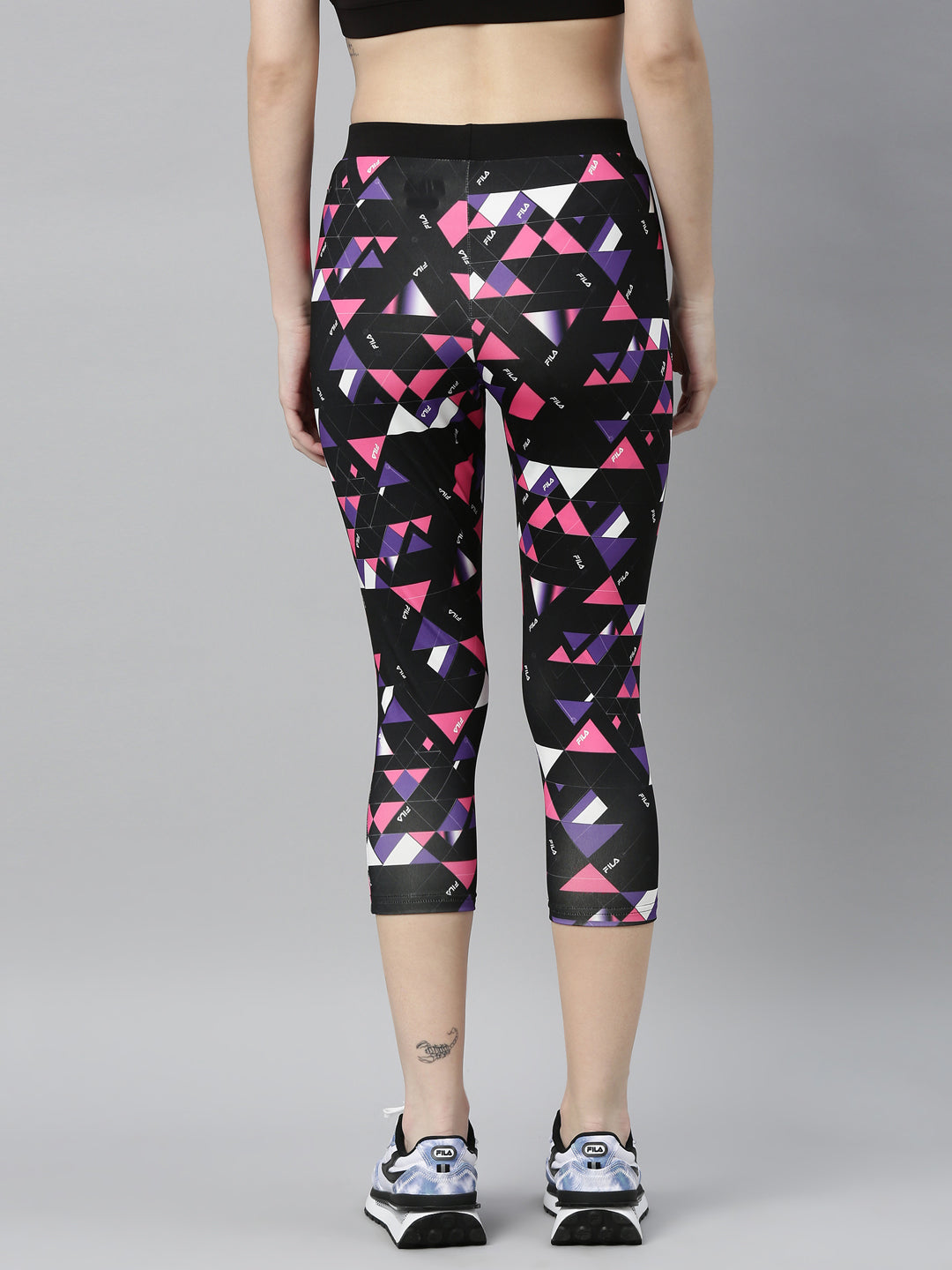 Fila Black Glowe Women's 3/4th Tights