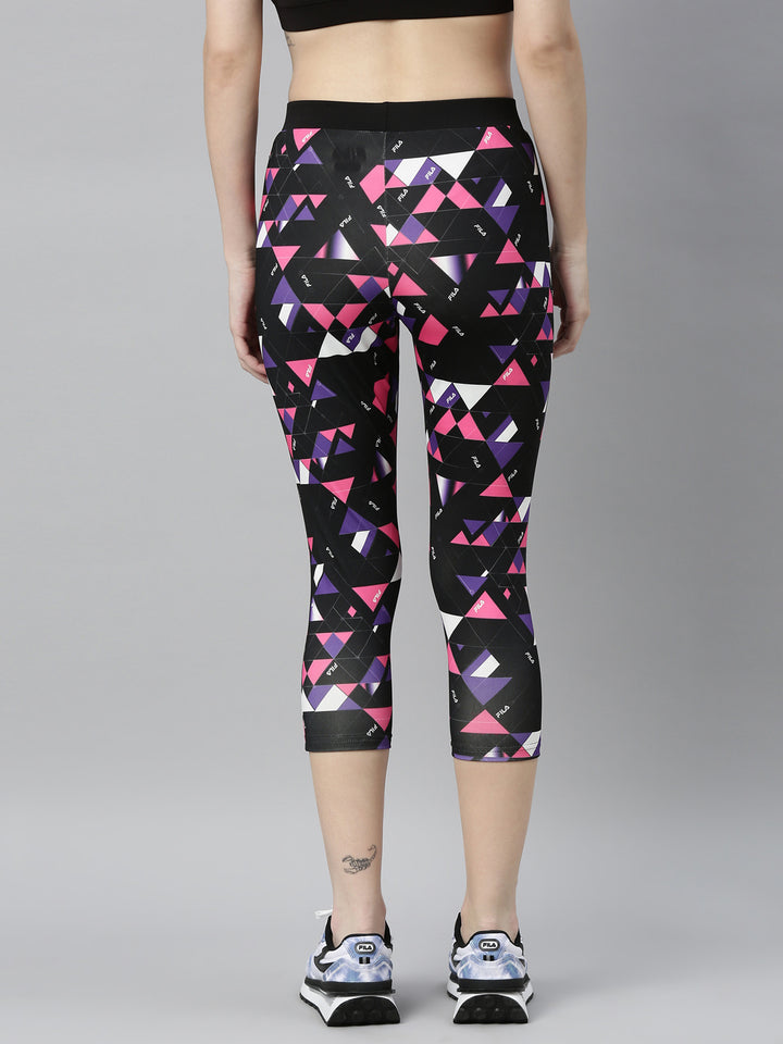 Fila Black Glowe Women's 3/4th Tights