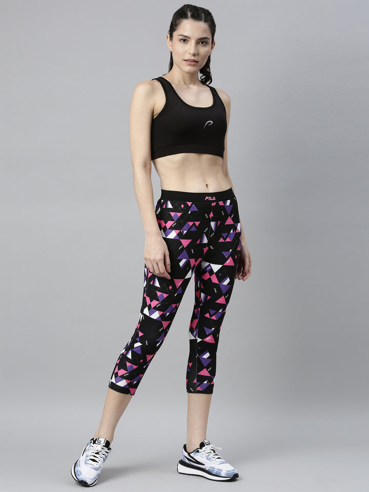 Fila Black Glowe Women's 3/4th Tights