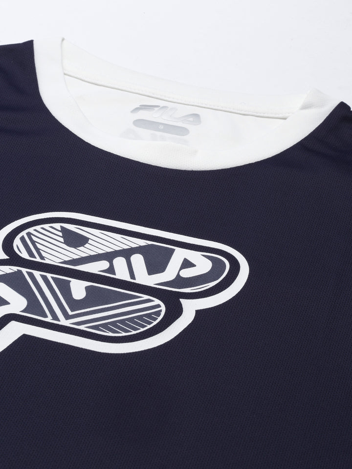 Fila Black Hires Women's Crop Track Tops