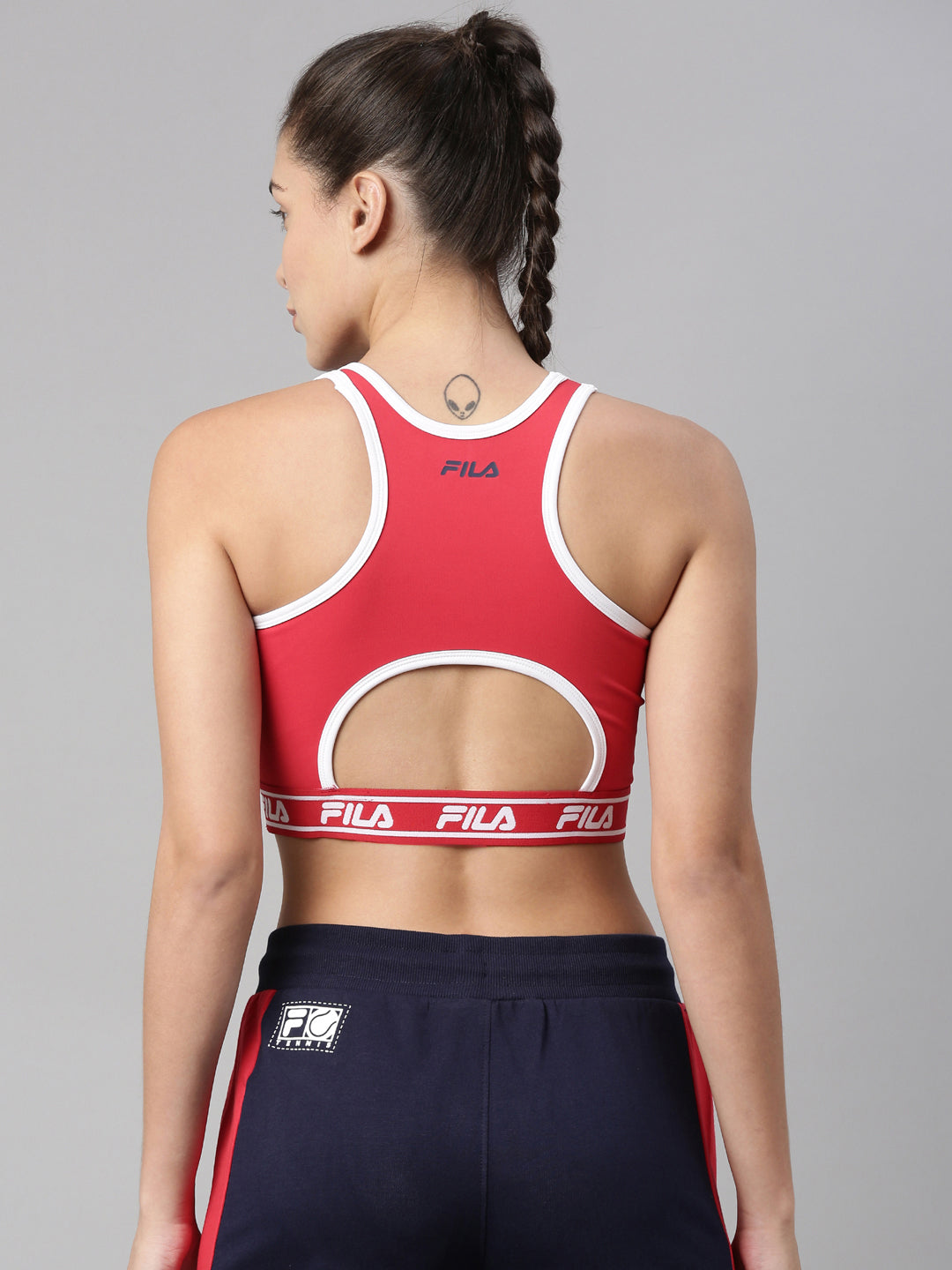Fila Grey Hersey Women's Sports Bra
