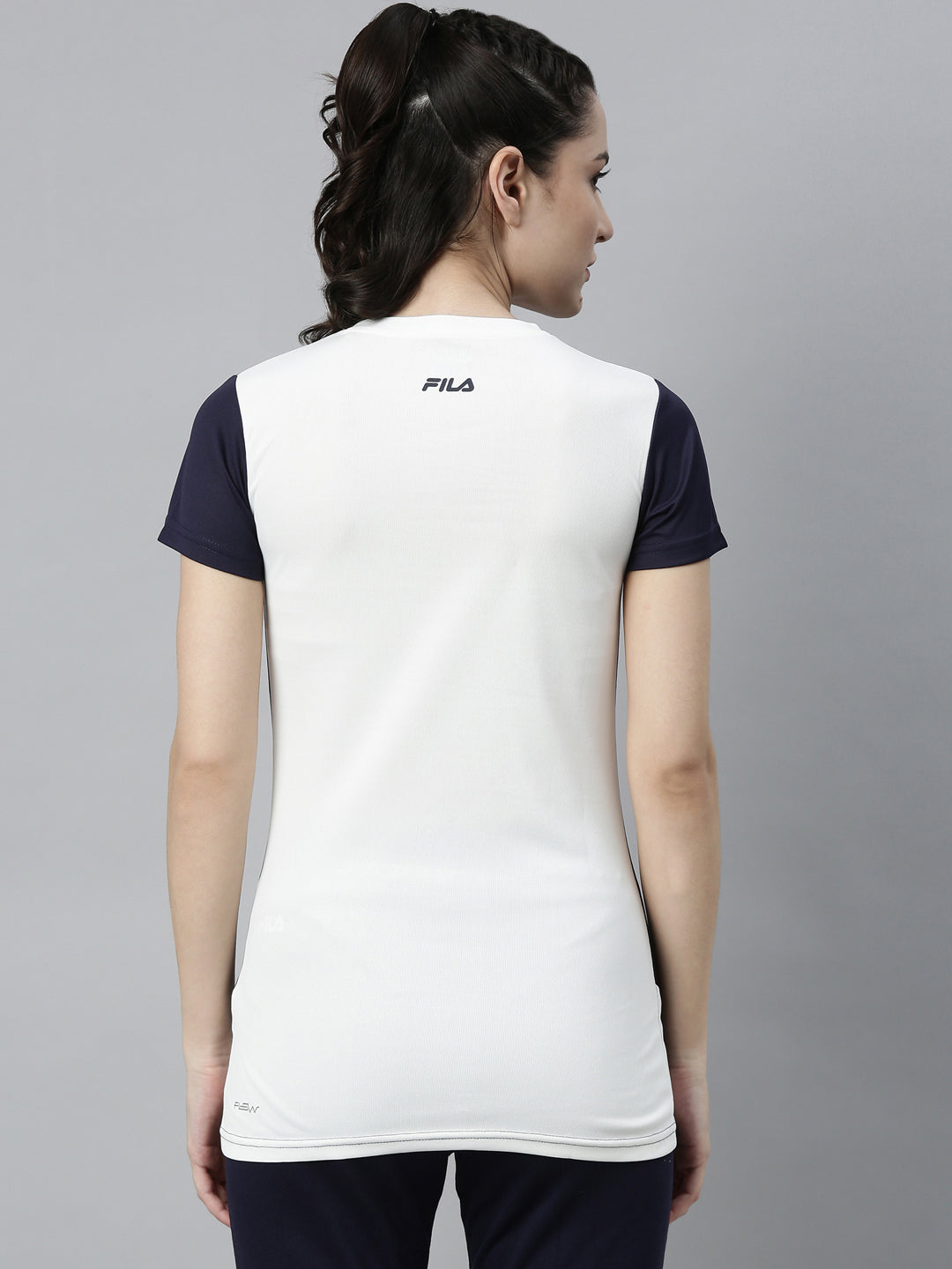 Fila Black Hivers Women's Cut and Sew T-Shirts