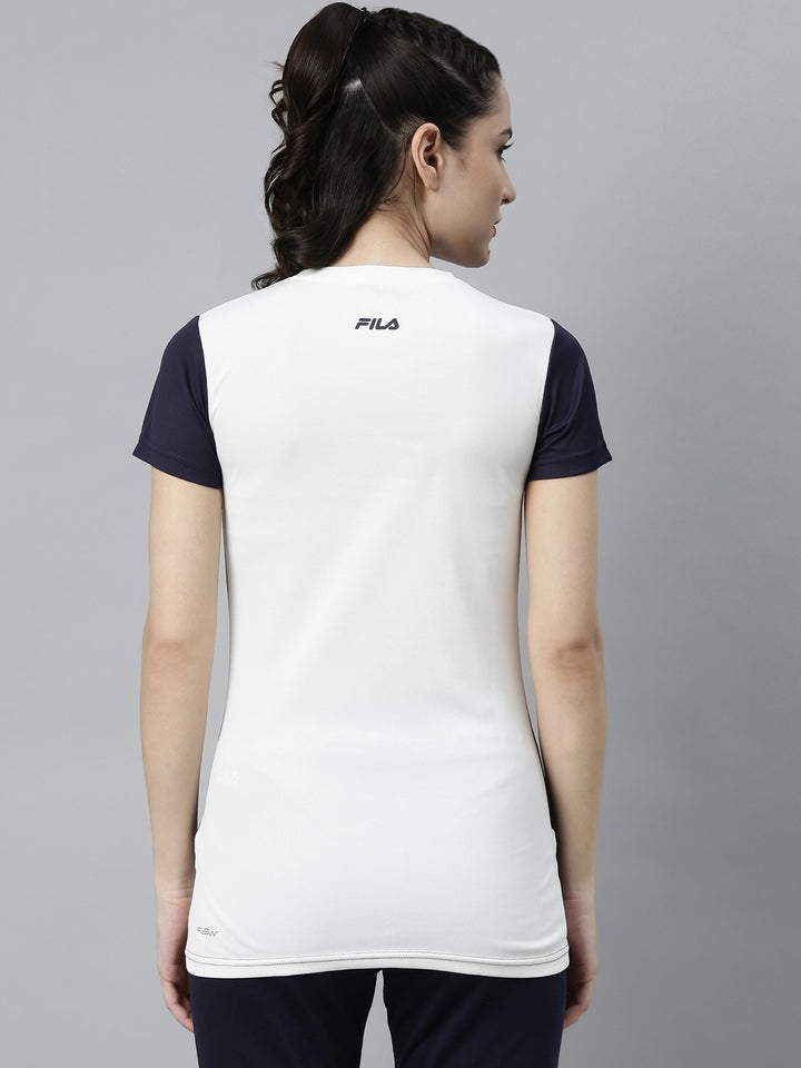 Fila Black Hivers Women's Cut and Sew T-Shirts