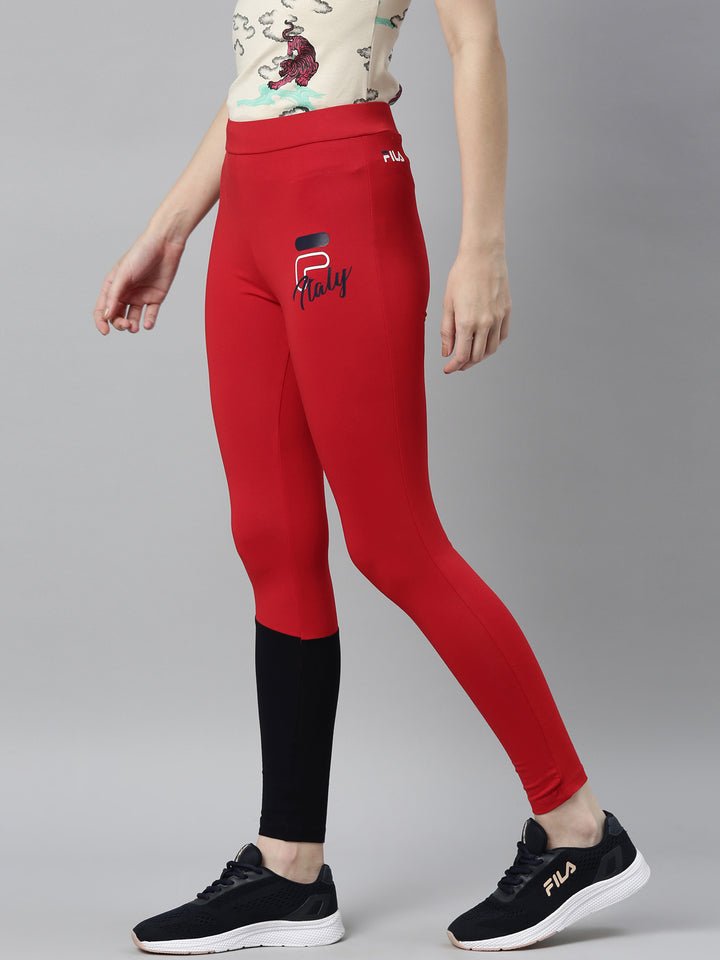 Fila White Razico Women's Tights