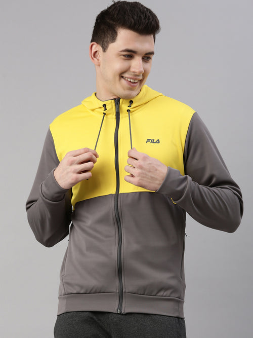 Fila White Asad Men's Sweat Jacket