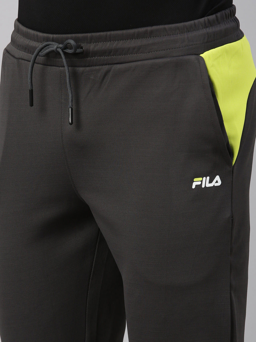 Fila White Azato Men's Cuffed Joggers