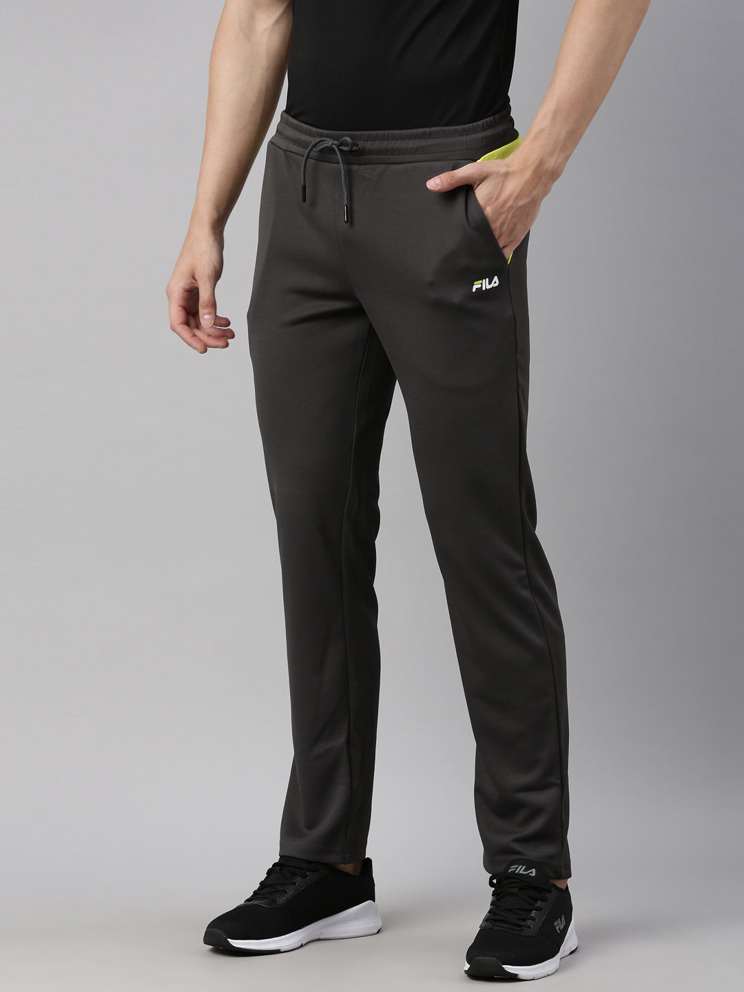 Fila White Azato Men's Cuffed Joggers