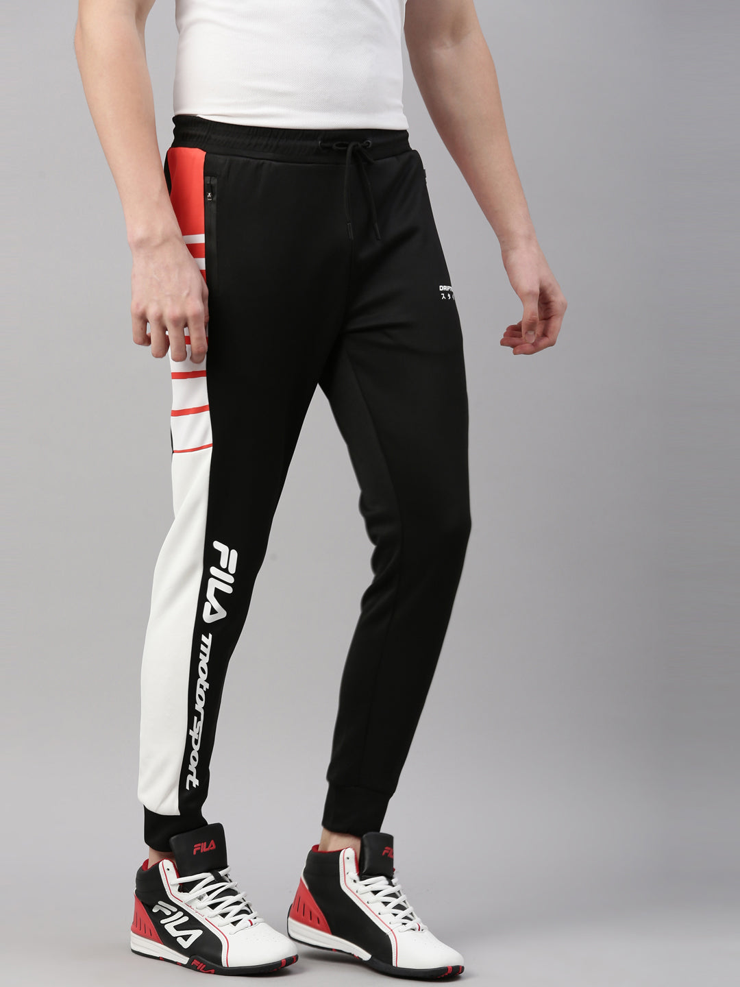 Fila Grey Milofer Men's Cuffed Joggers