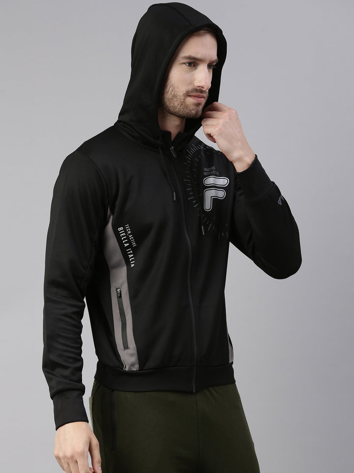 Fila Grey Bower Men's Sweat Jacket