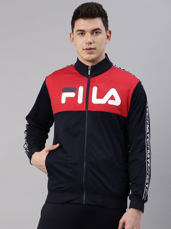 Fila Black Edlin Jkt Men's Sweat Jacket