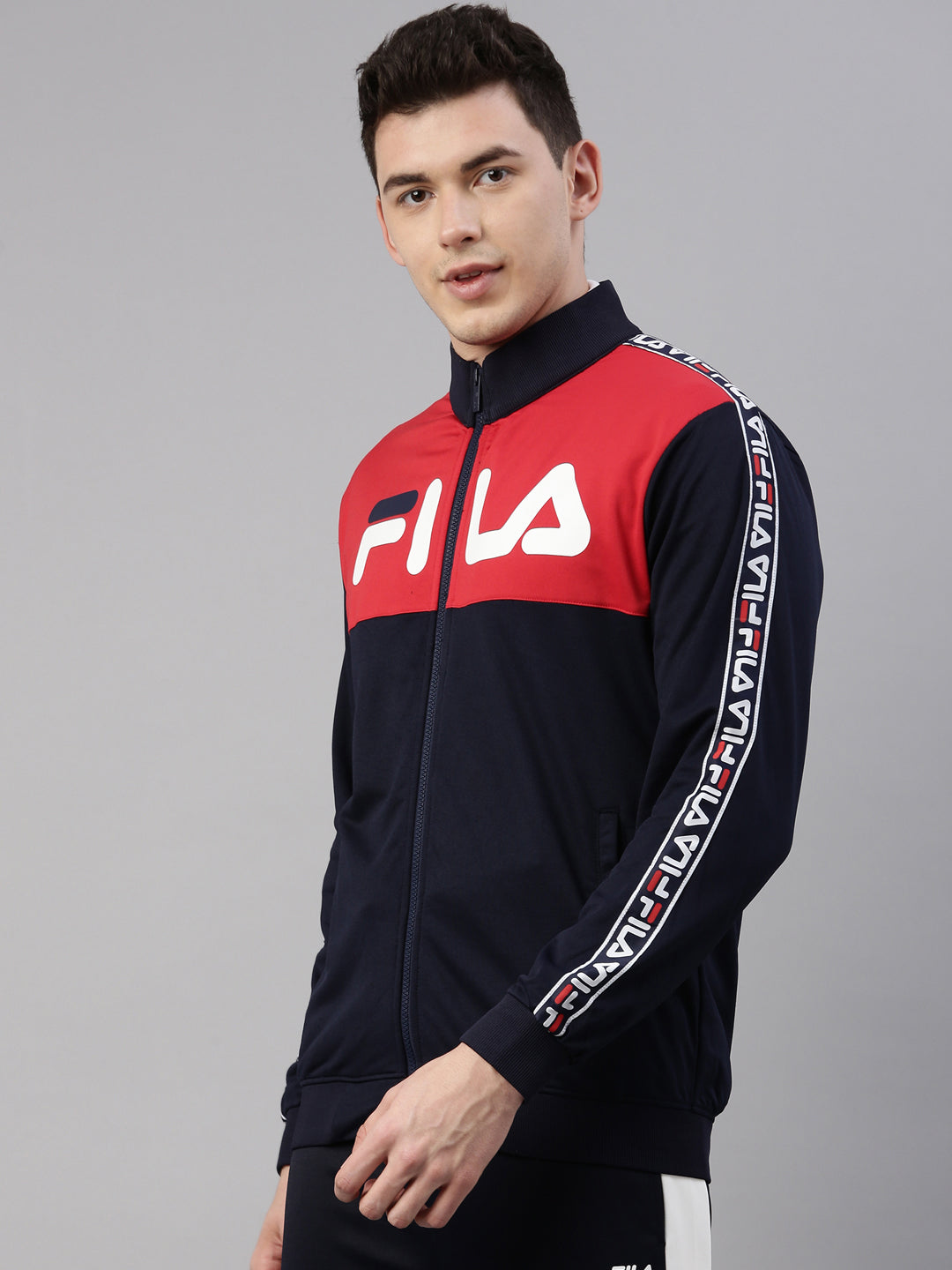 Fila Black Edlin Jkt Men's Sweat Jacket