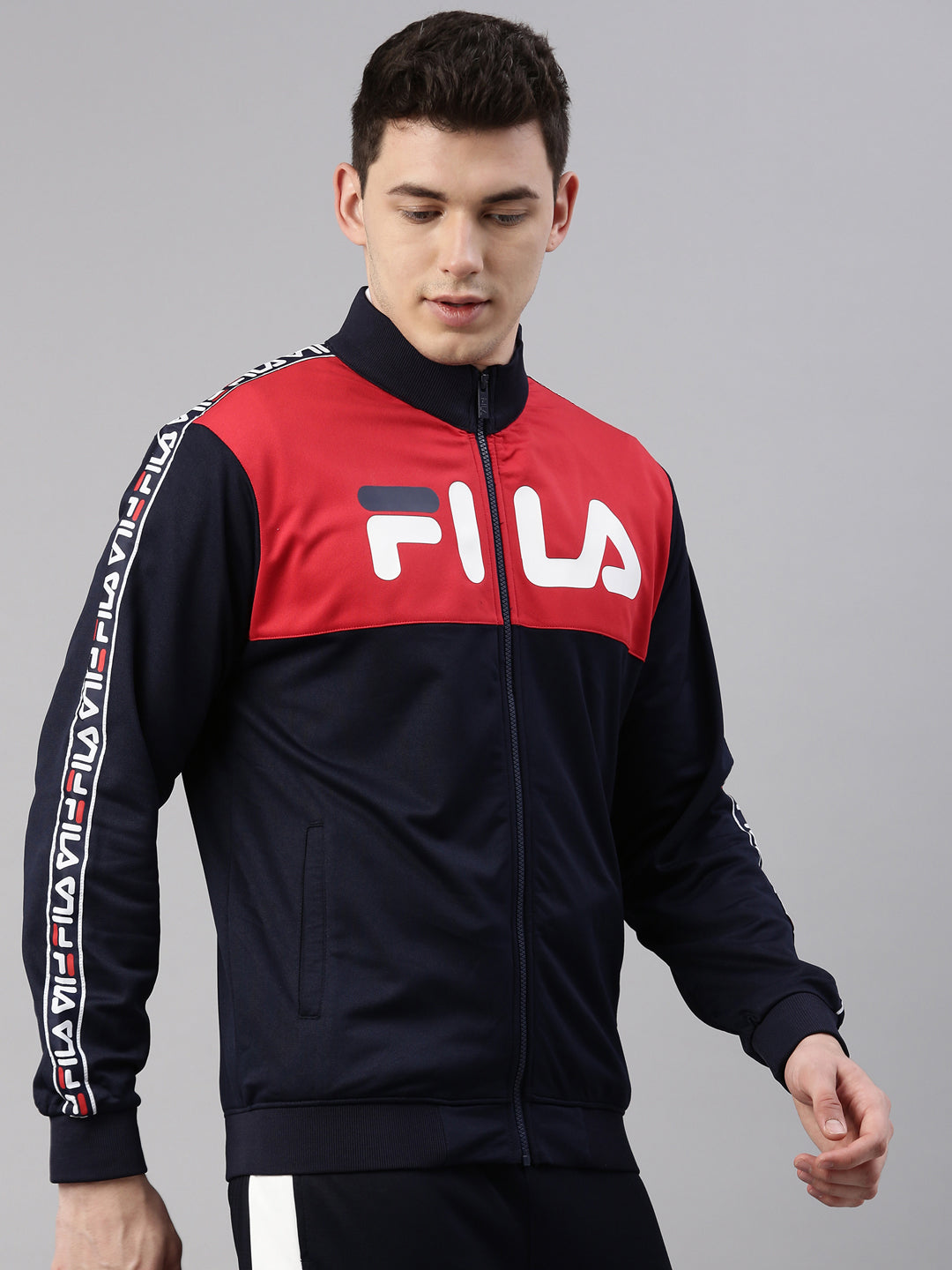 Fila Black Edlin Jkt Men's Sweat Jacket