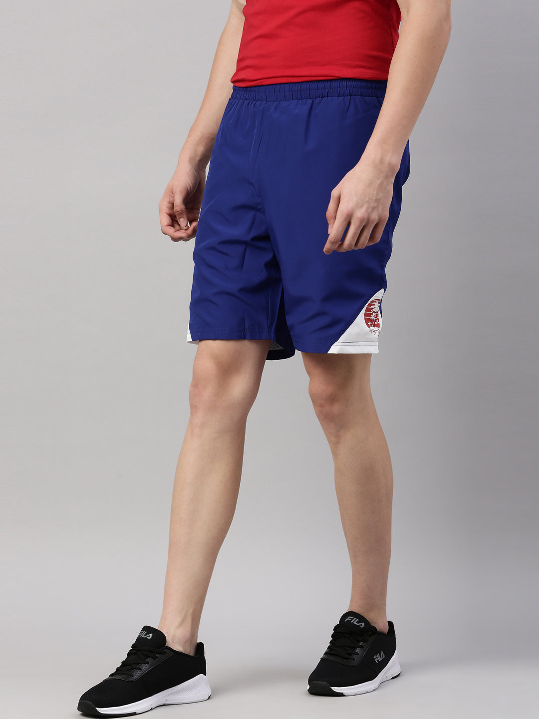 Fila Black Cuzo Men's Cut and Sew Shorts