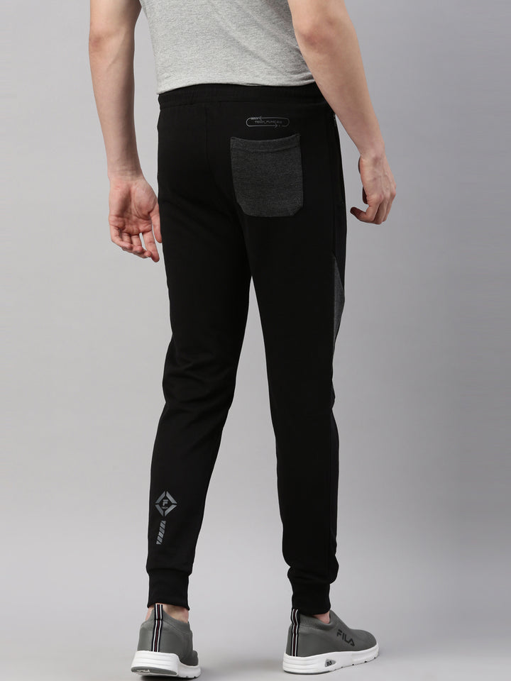 Fila Black Tellan Men's Cuffed Joggers
