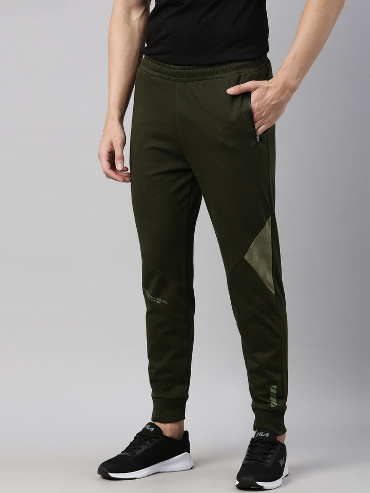 Fila Black Tellan Men's Cuffed Joggers