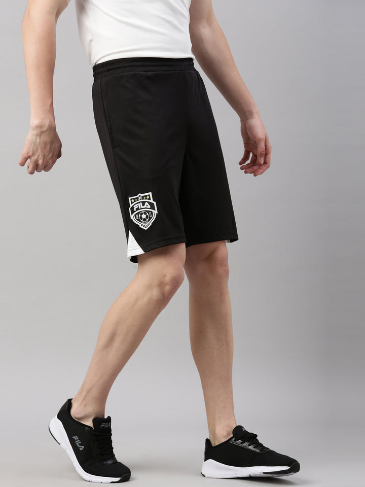 Fila Black Belaku Men's Cut and Sew Shorts