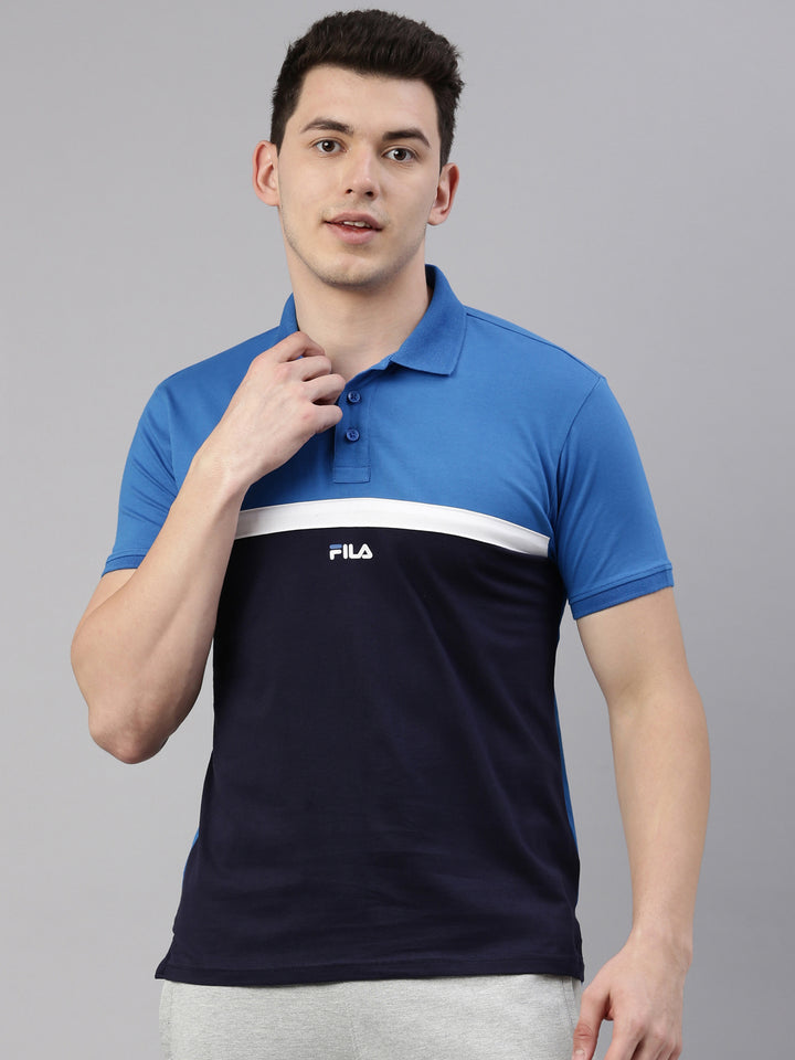Fila Peacoat Cash Men's Cut and Sew T-Shirts