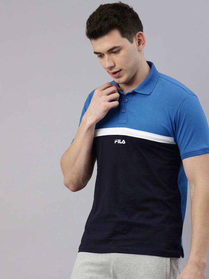 Fila Peacoat Cash Men's Cut and Sew T-Shirts