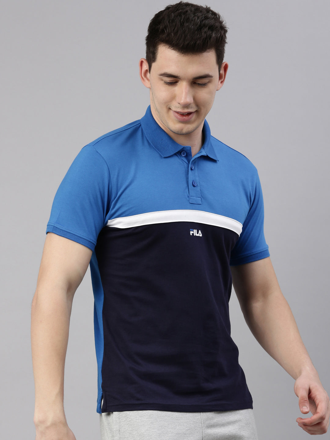 Fila Peacoat Cash Men's Cut and Sew T-Shirts