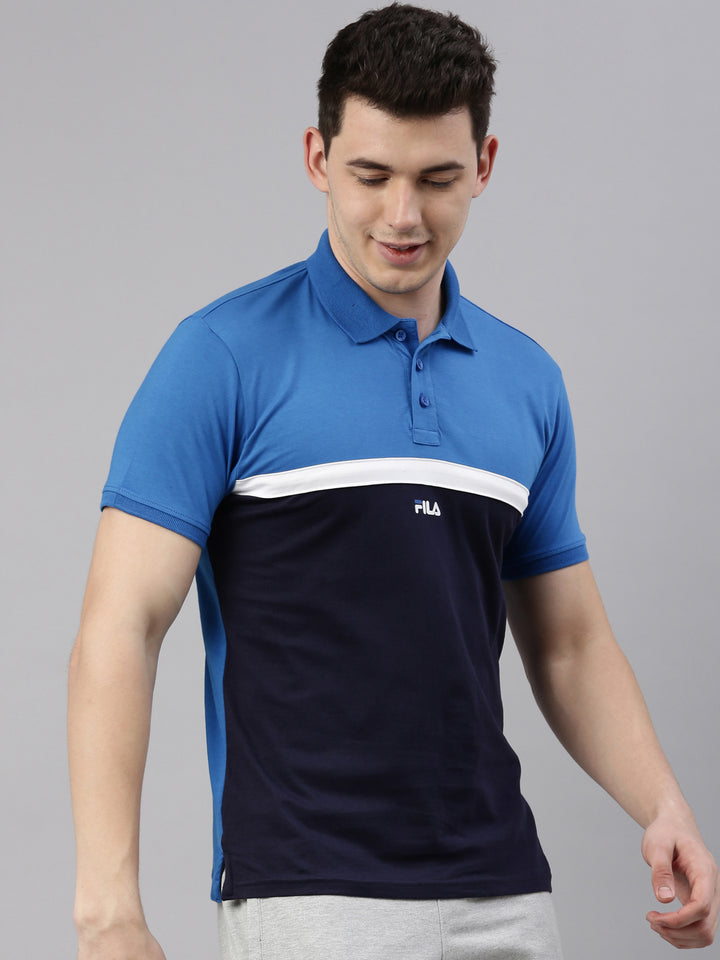 Fila Peacoat Cash Men's Cut and Sew T-Shirts