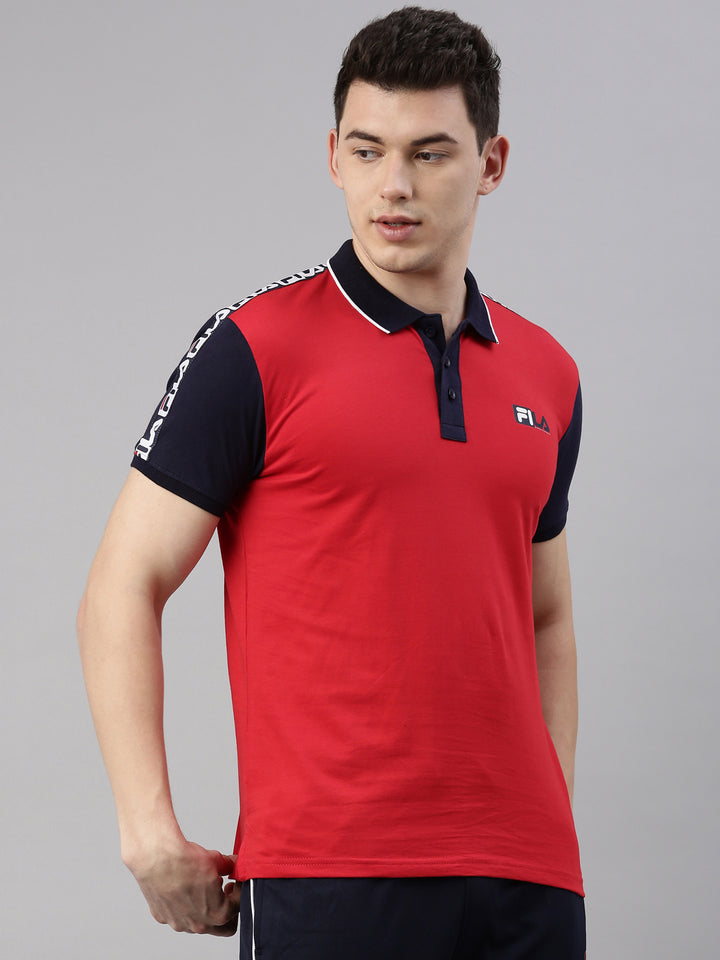 Fila Peacoat Fitour Men's Graphic Polo