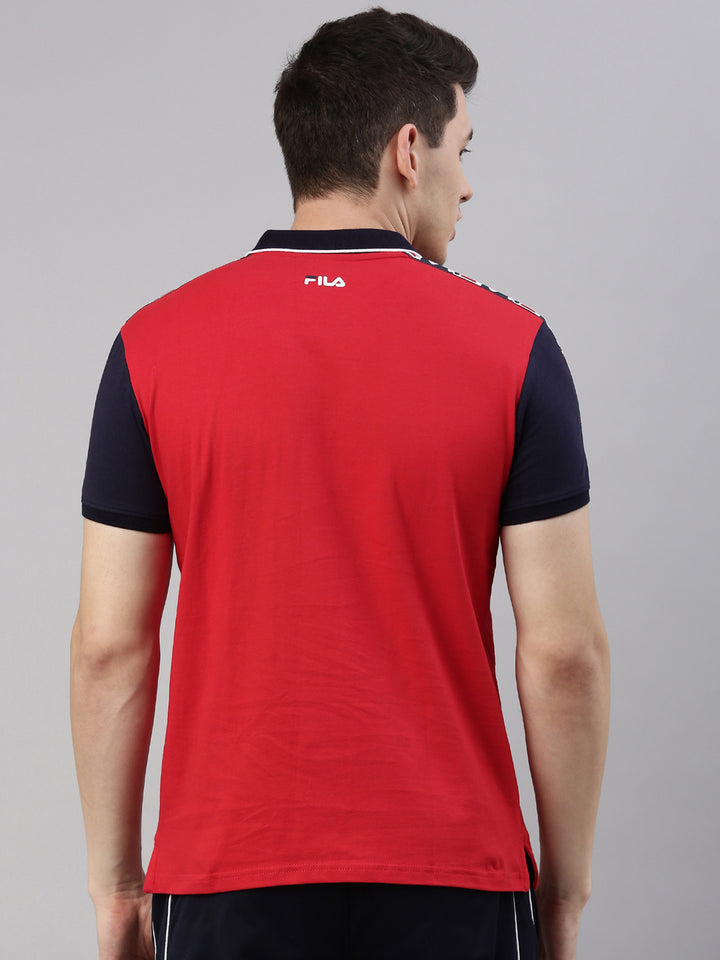 Fila Peacoat Fitour Men's Graphic Polo