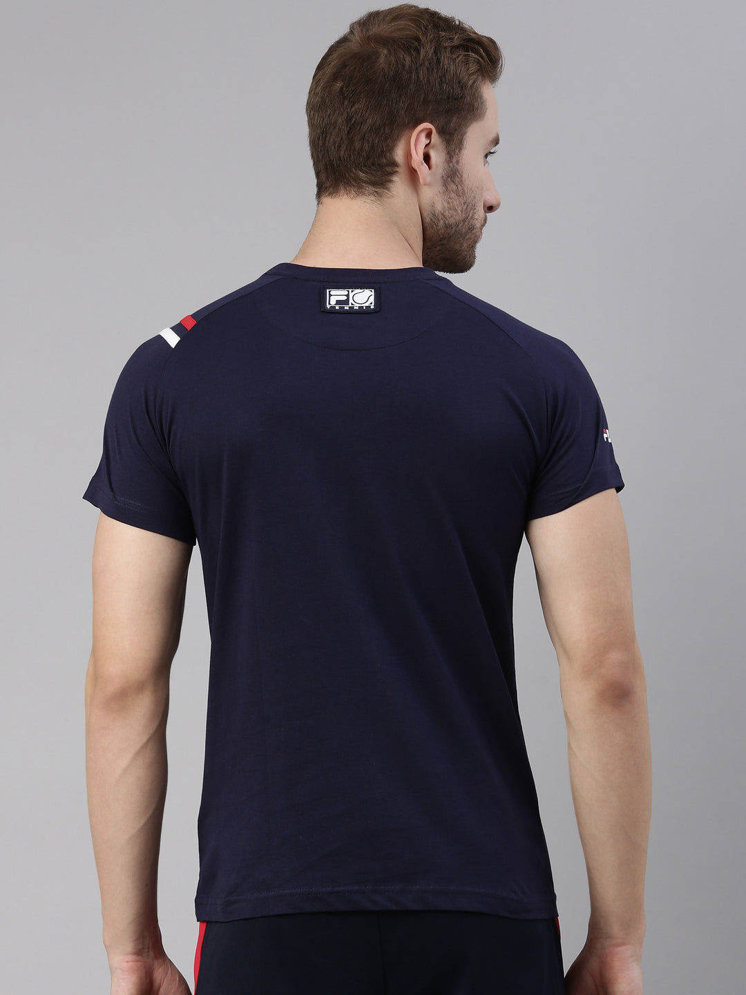 Fila Peacoat Hower Men's Graphic T-Shirts